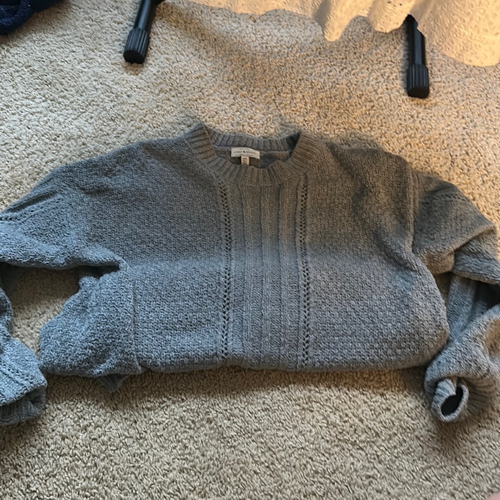 blue lucky brand sweater